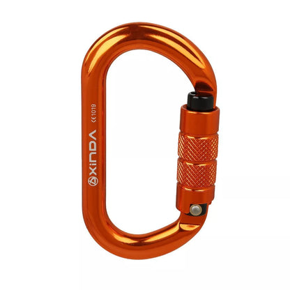 O-shaped Thread Lock Rock Climbing Carabiner in various colors