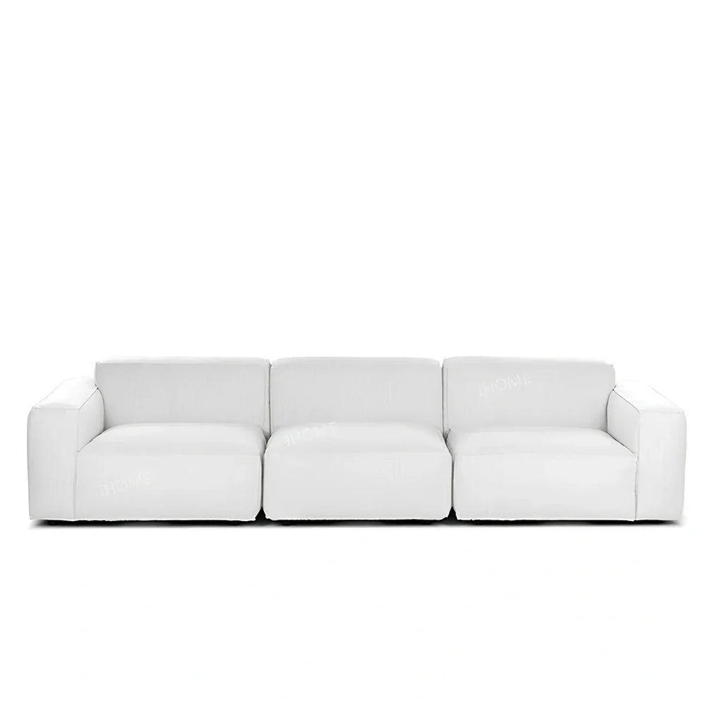 L-shaped velvet fabric sofa in modern style with sponge filling, available in 200cm or 275cm lengths