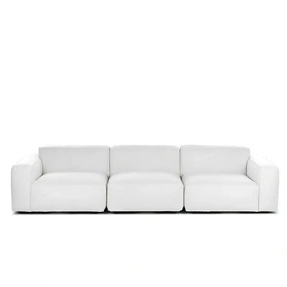 L-shaped velvet fabric sofa in modern style with sponge filling, available in 200cm or 275cm lengths