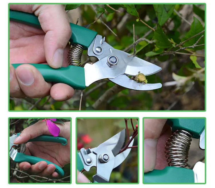 Stainless Steel Garden Hand Tool Set Planting Shovel Soil Loosening Kit in Gardening Green 5 Piece or 10 Piece Set for Planting Gardening and Family Use