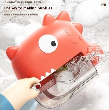 Baby Bath Toys Bubble Music Machine in various colors, producing bubbles with music for fun bath times