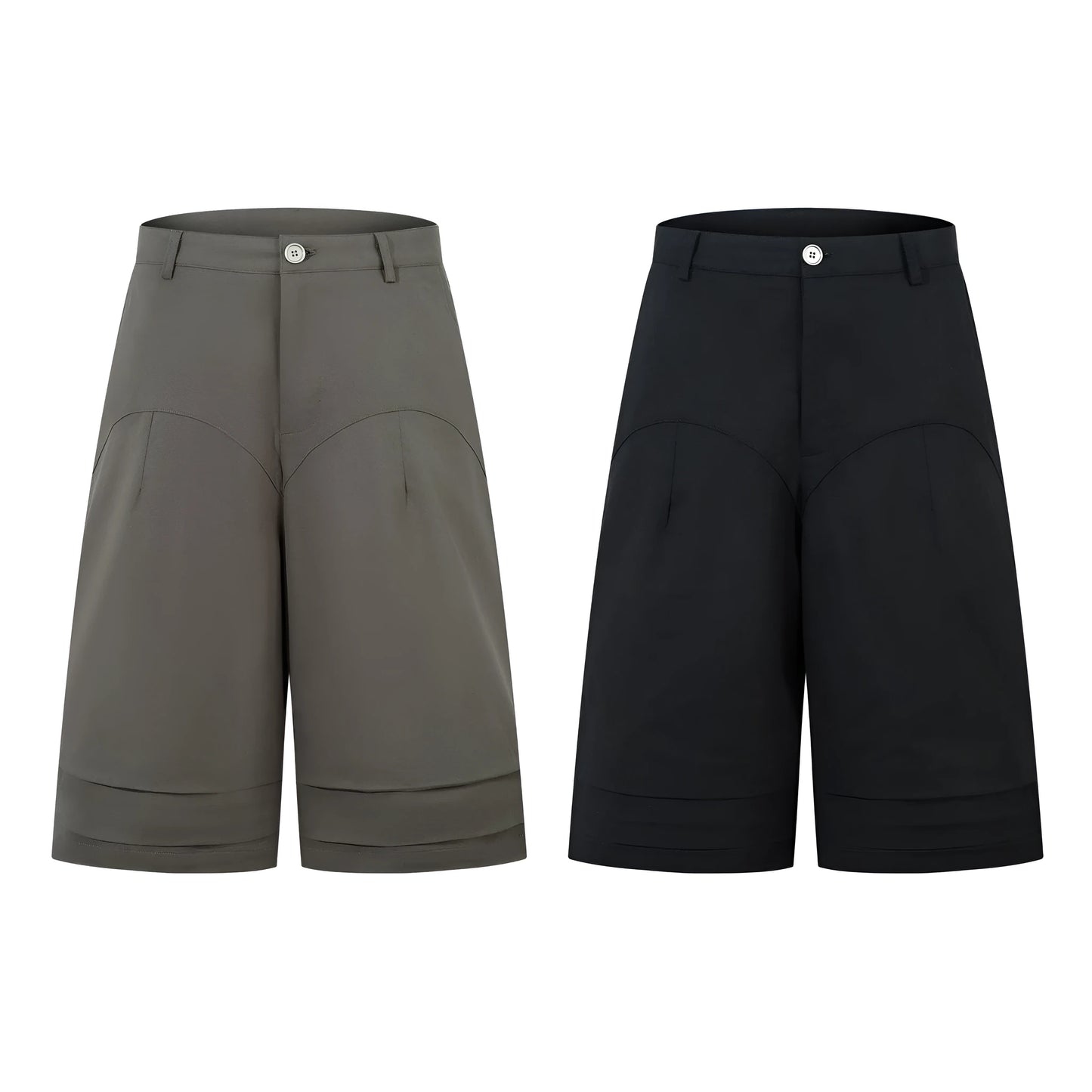 Retro style wide leg straight denim trousers in black and green colours on size chart