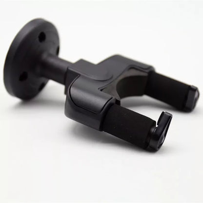 Black slot plate guitar hook with big hand grip capo for secure instrument storage