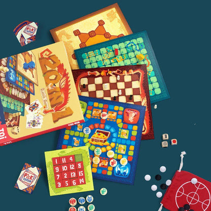 20 in 1 Classic Game Chess Party Toy for Kids - Multi-Game Desktop Puzzle