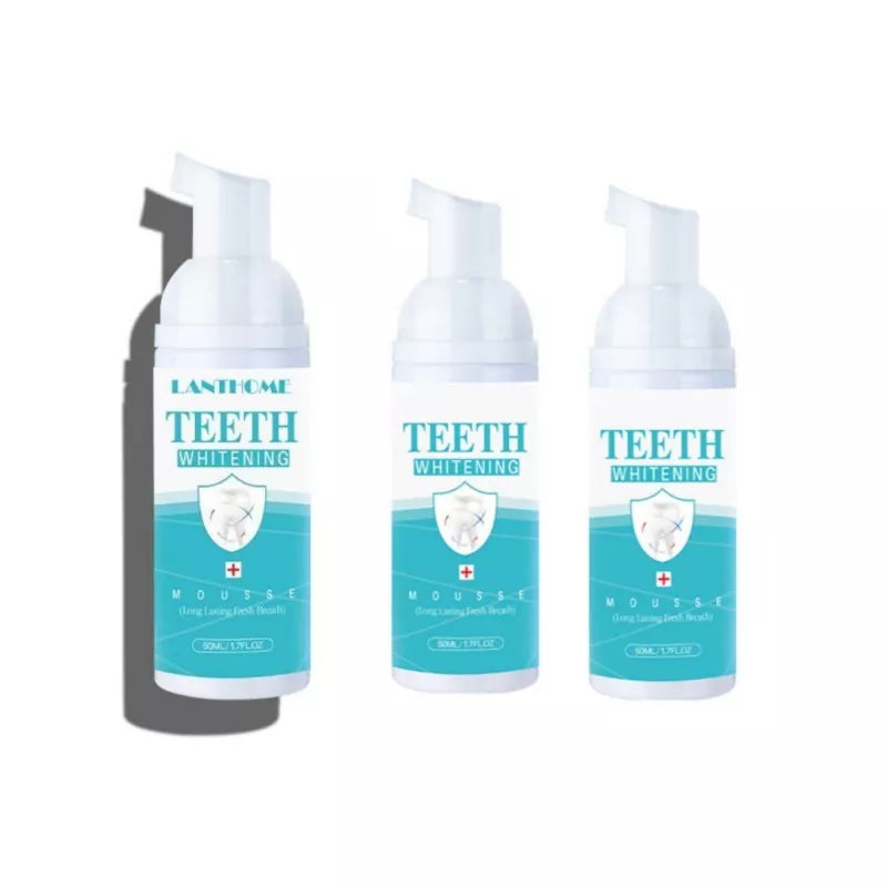 Teeth Whitening Mousse for Adults - 50ml compact whitening solution