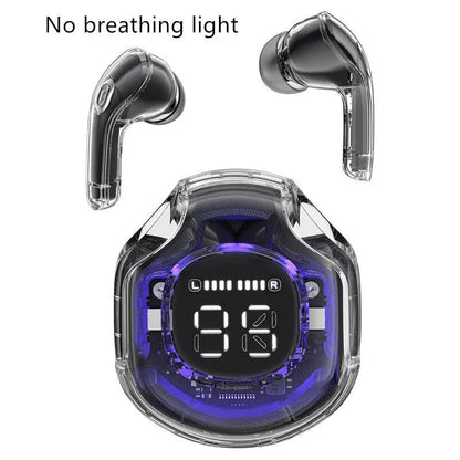 Transparent Warehouse wireless Bluetooth headset in multiple colours with in-ear design and optional breathing light