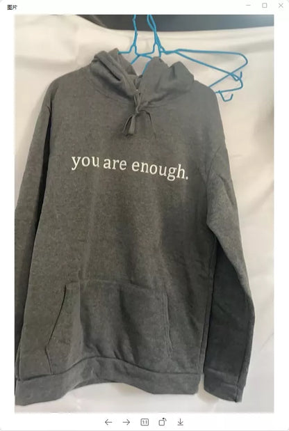 Women's plush letter printed hoodie with kangaroo pocket in various colors