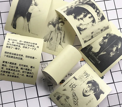 PerPage Mini wireless portable thermal printer paper in Regular, Label and Sticker types, with colour and Q3 or Q6 quantity options.
