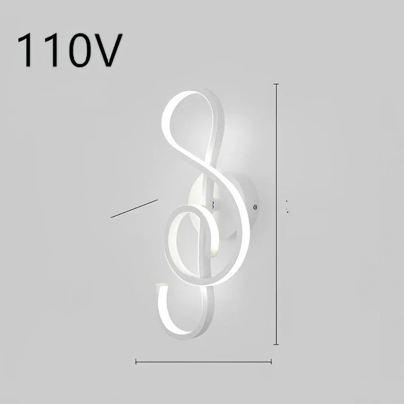 Nordic minimalist LED wall lamp in black with silicone shade, 220V for bedroom bedside use, 30000-hour lifespan