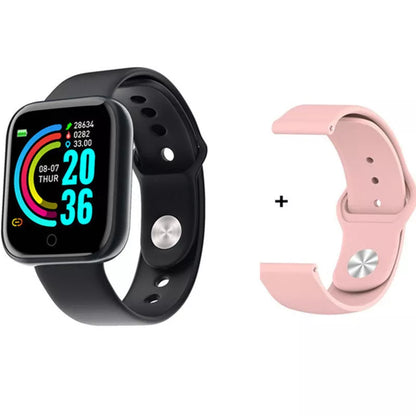 Smart Men's Waterproof Sports Watch with USB charging and health monitoring features