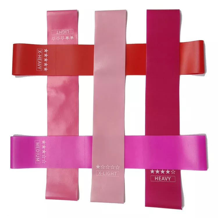 Gradient Elastic Ring Fitness Resistance Band Set with five resistance levels