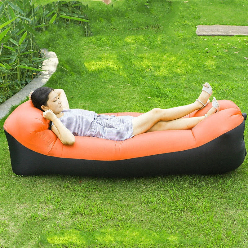 Comfortable and durable inflatable air sofa for outdoor relaxation and lounging