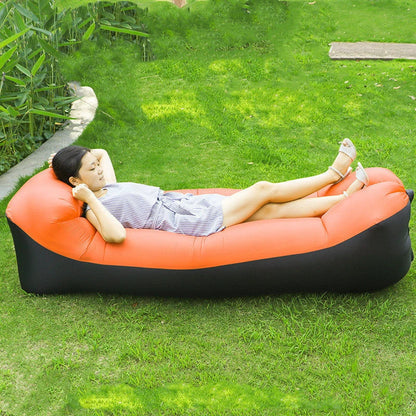 Comfortable and durable inflatable air sofa for outdoor relaxation and lounging