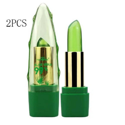 Aloe Vera Gel Color Changing Lipstick Gloss with personalized shade and deep hydration