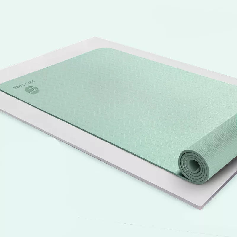 Pido TPE yoga mat in selected color, perfect for beginners with non-slip surface