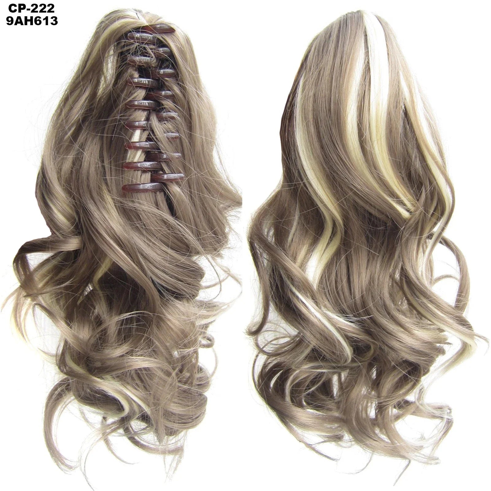 Stylish ponytail hair extension with natural-looking synthetic fibers for comfortable all-day wear