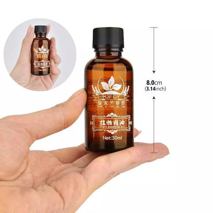 Royal Grassland Ginger Essential Oil bottle with dropper, 30ml for skin nourishment