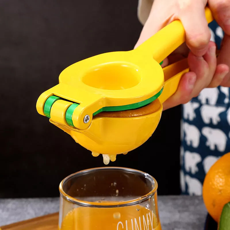 Stainless steel manual juicer for lemons and limes with seed-free design