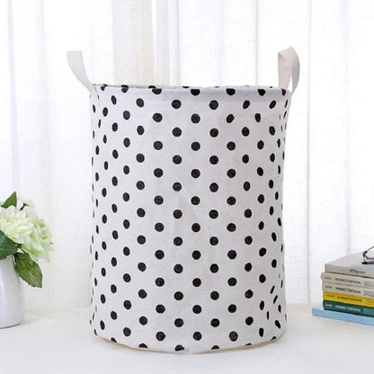 European-style cotton linen laundry basket in elegant designs for stylish home organization