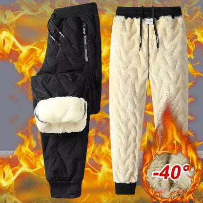 Men's premium insulated winter pants in various colors and styles