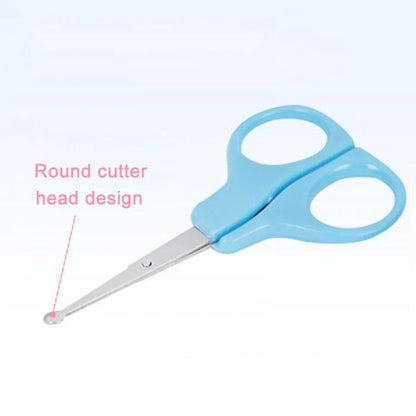 Portable Baby Health Suit 8-Piece Grooming Set with safety scissors, nail clippers, and more