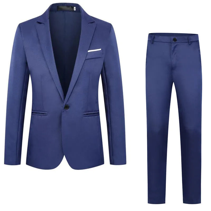 Men's acetate fibre wedding tuxedo jacket in loose fit, available in eight colours like wine red and sizes up to 5XL