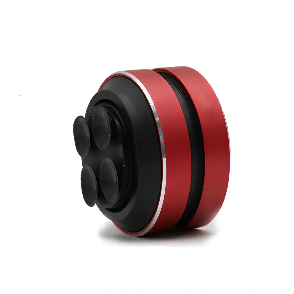 Bone conduction wireless Bluetooth speaker with magnetic base measuring 26mm height and 40mm diameter