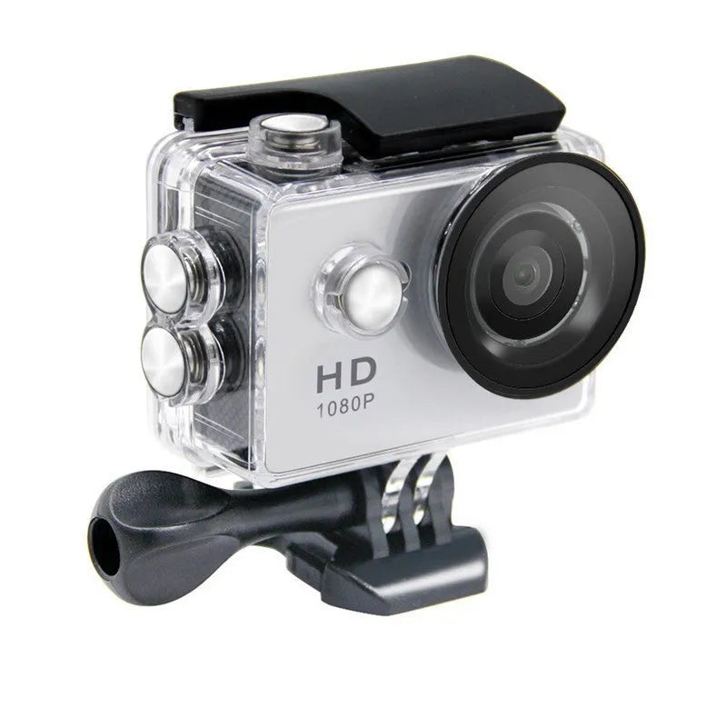 SJ4000 waterproof action camera with 2.0in LCD, 12MP sensor, 170° lens, and 30m water-resistant casing