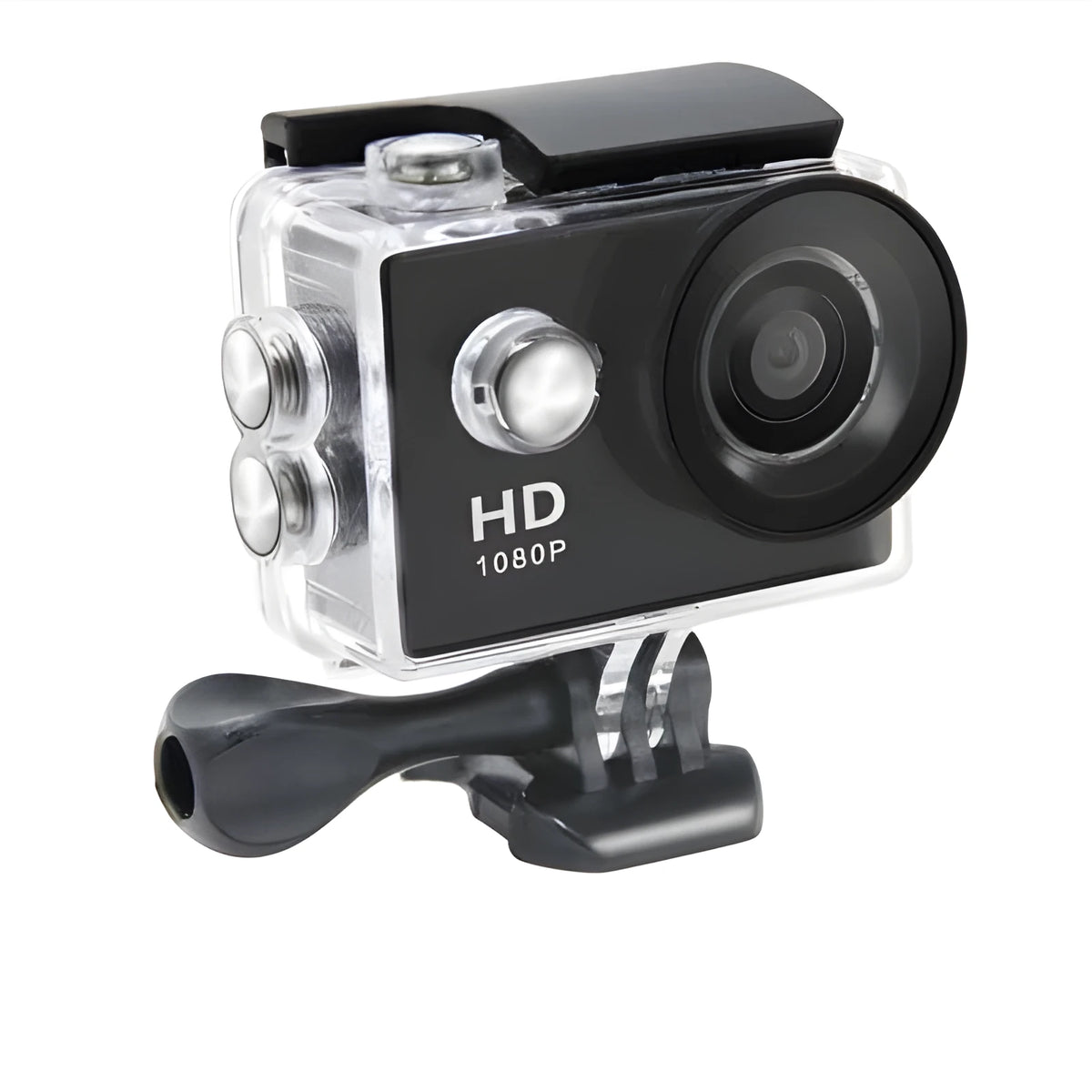 SJ4000 waterproof action camera with 2.0in LCD, 12MP sensor, 170° lens, and 30m water-resistant casing