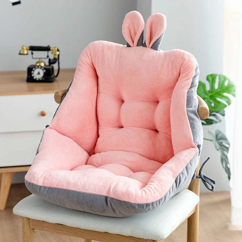Premium plush seat cushion with quick-rebound technology for exceptional comfort and support