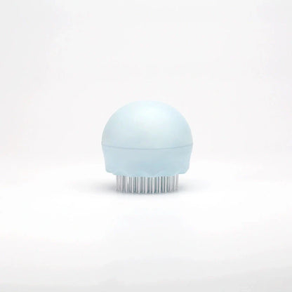 Floating Massage Pet Needle Comb in orange pink and baby blue for cat hair cleaning