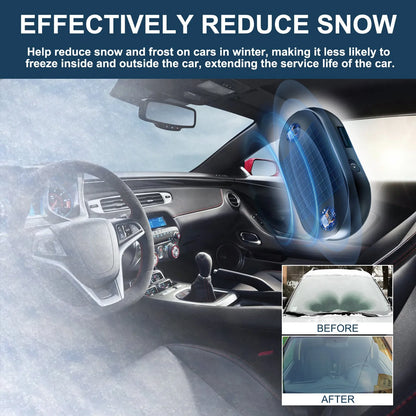 Portable car anti-freezing tool with dimensions 5x2.6x1.5cm and double-sided tape mounting