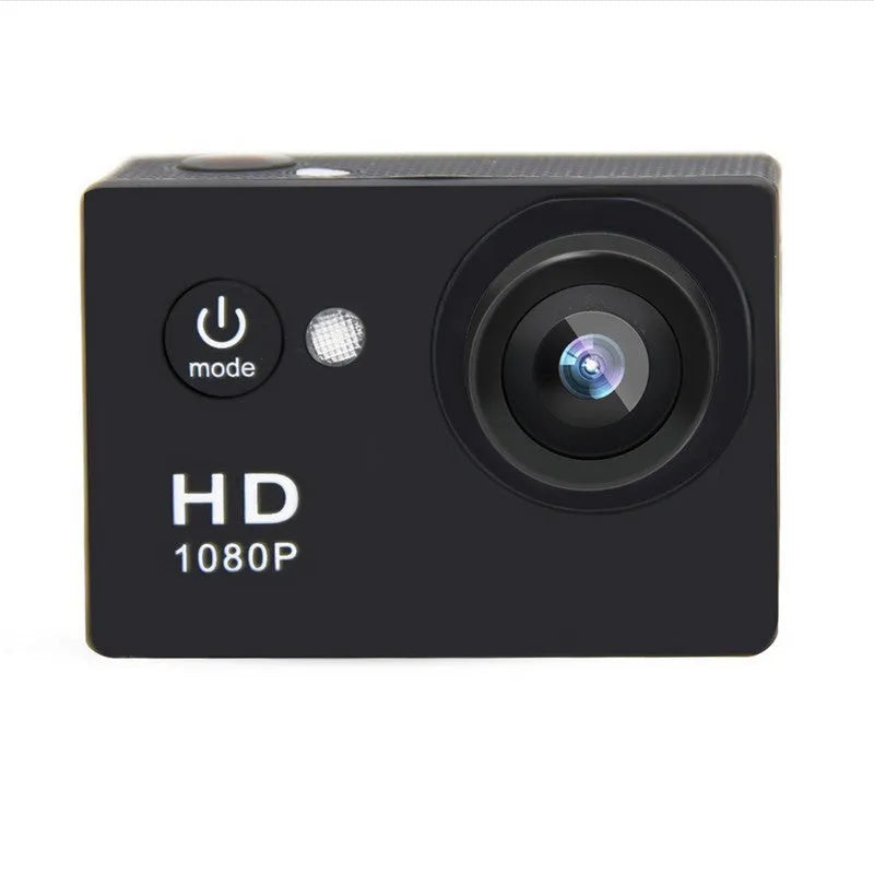 SJ4000 waterproof action camera with 2.0in LCD, 12MP sensor, 170° lens, and 30m water-resistant casing