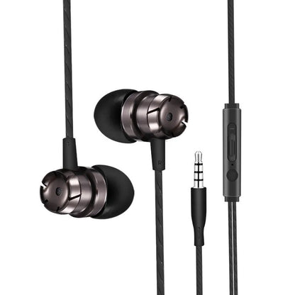 Metal turbo in-ear wired headphones with 3.5mm plug in multiple colour options