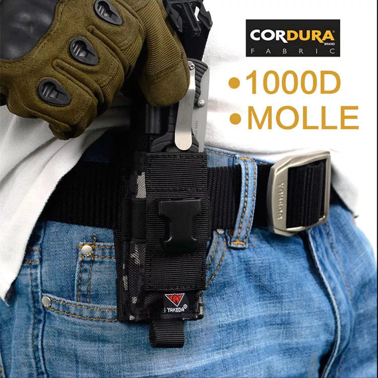 Multi-function mountaineering camping bodypack in durable nylon, available in mud and black ACU