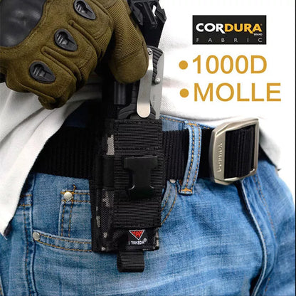 Multi-function mountaineering camping bodypack in durable nylon, available in mud and black ACU