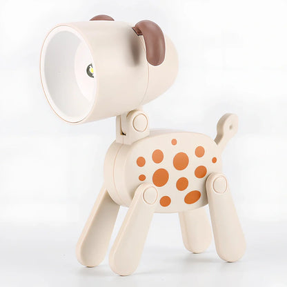 Hand-made mini night lamp with cartoon animal design in blue, measuring 33x55x80mm