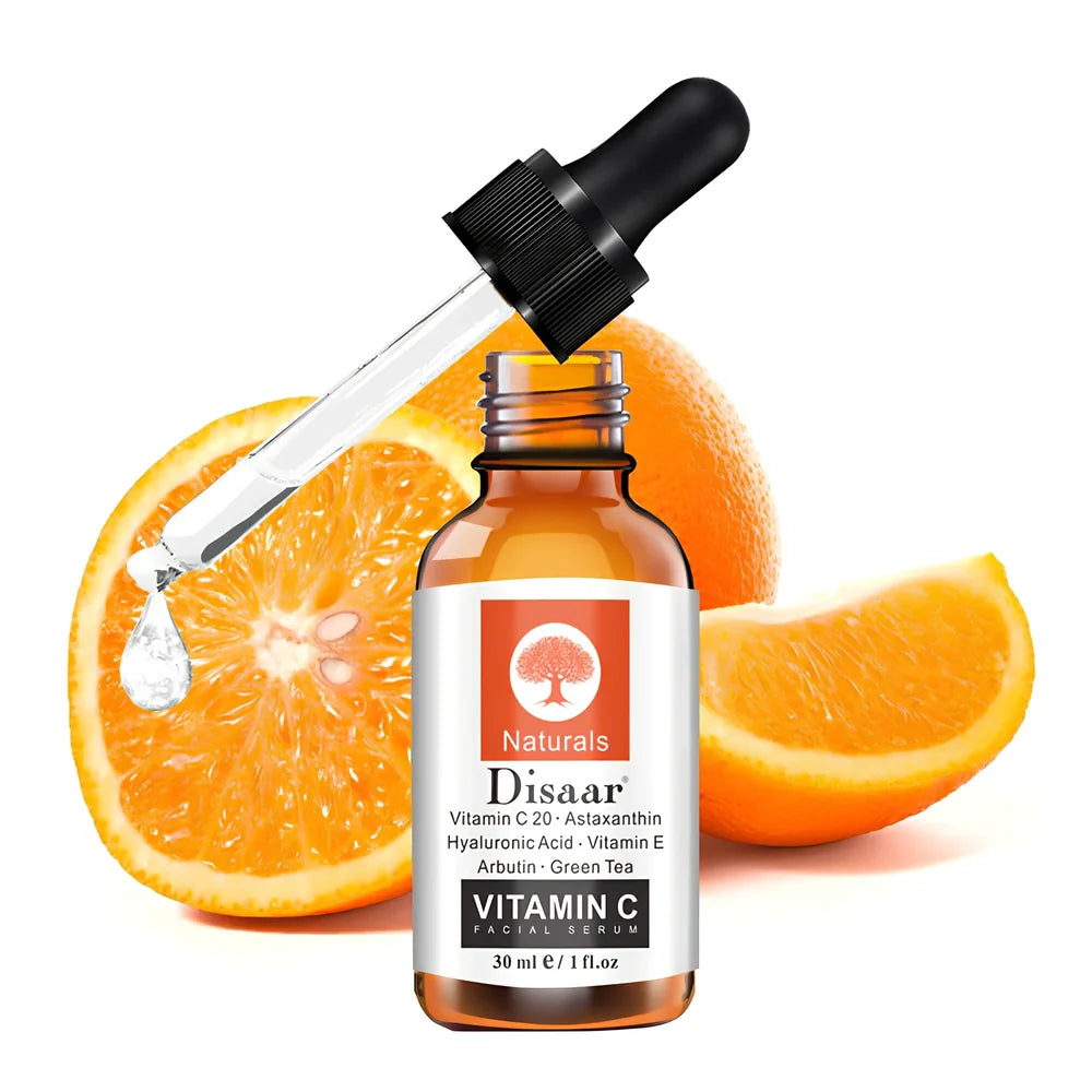 30ml vitamin C serum bottle for facial brightening and skin tone improvement