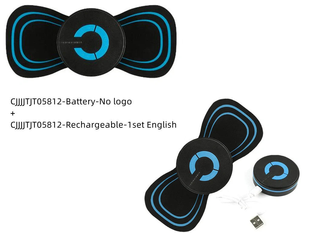 Mini Massager Smart Cervical Spine Massage Sticker with EMS technology for muscle relief