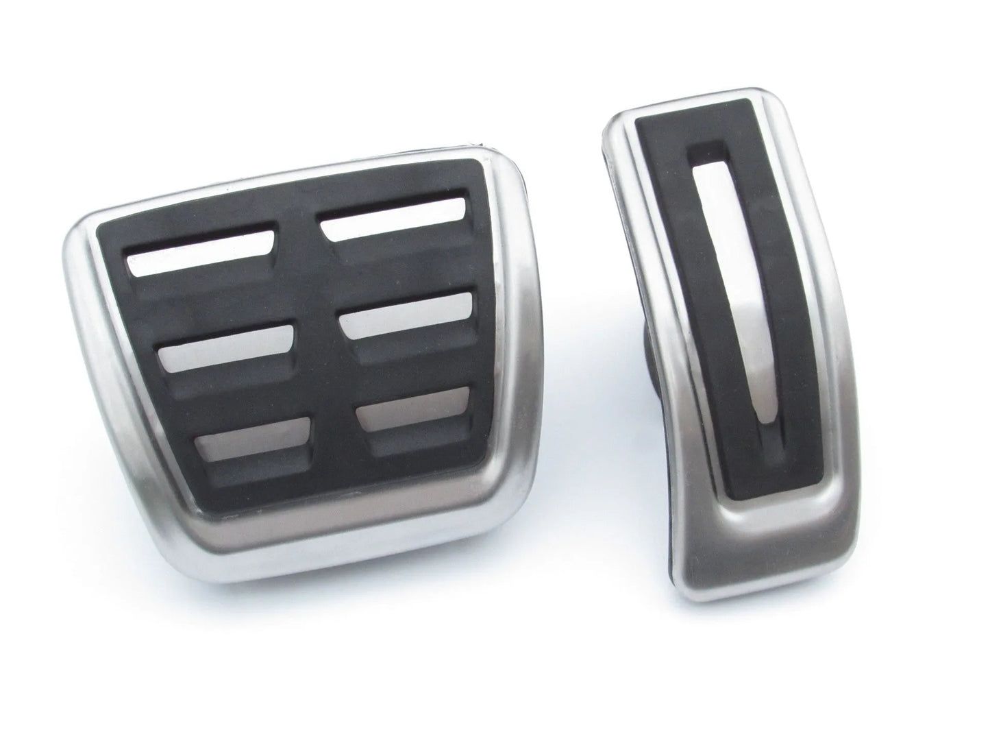 Black stainless steel accelerator and brake pedal set for Porsche Macan