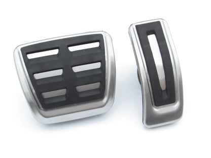 Black stainless steel accelerator and brake pedal set for Porsche Macan