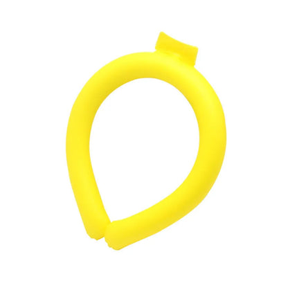 PVC cooling neck ice ring for outdoor sports in multiple colours with temperature settings