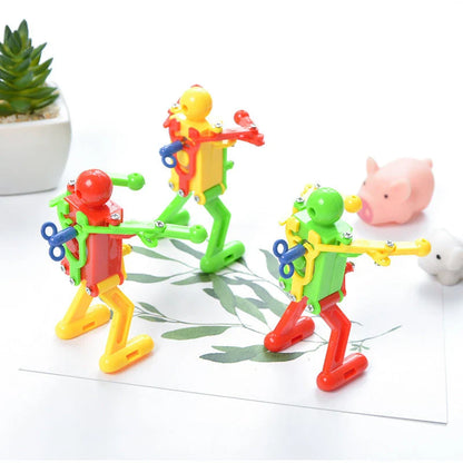 Clockwork Dancing Robot - Entertaining Twist and Twirl Toy for Kids