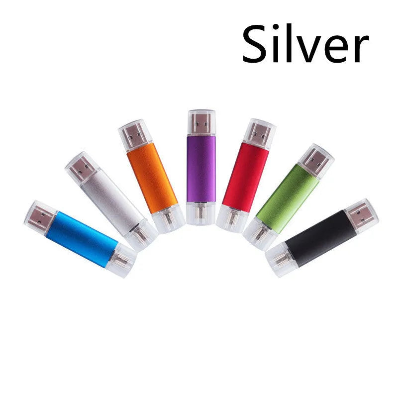 Caike aluminum alloy USB 2.0 flash drive in 32GB or 64GB with seven colour options