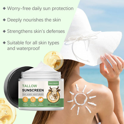 60g tube of non-greasy sunscreen cream with titanium dioxide protection