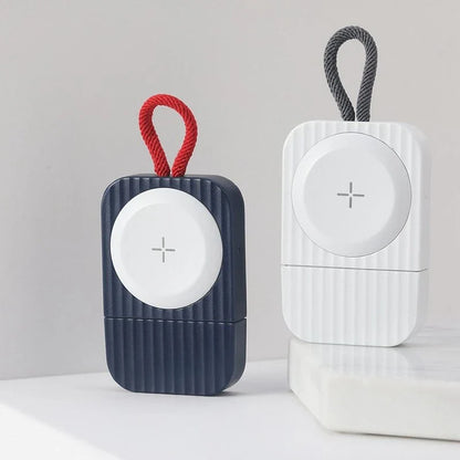 Portable magnetic wireless charger for Apple Watch with fast charging and compact design