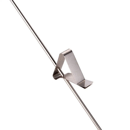 Pen-type digital food thermometer with stainless steel probe for oven, oil and liquid temperature measurement
