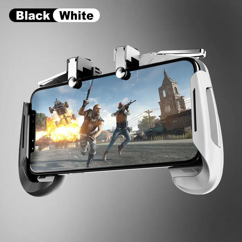 AK16 colourful extendable mobile phone gamepad with L1R1 triggers on an adjustable clamp