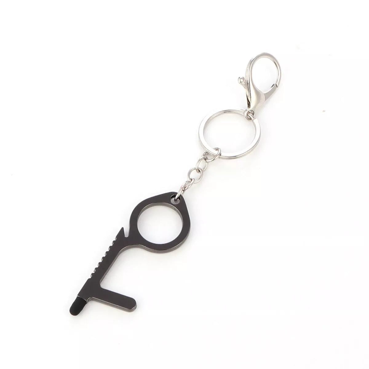 Alloy protective door opener keychain in various colors