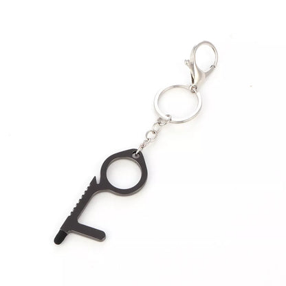 Alloy protective door opener keychain in various colors